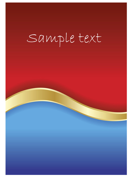 Red & blue background - Vector, Image