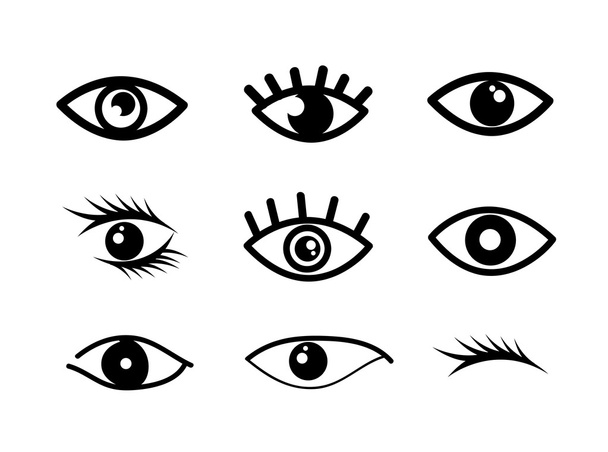 Motifs des yeux
 - Vecteur, image