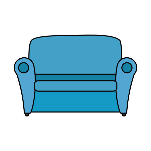 canapé confortable icône isolée
 - Vecteur, image
