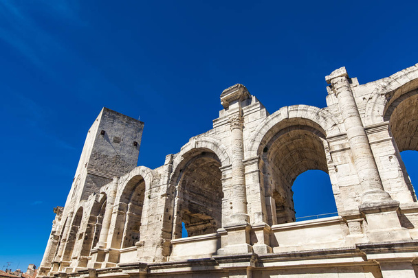 Arles Amphitheatre in France - Φωτογραφία, εικόνα