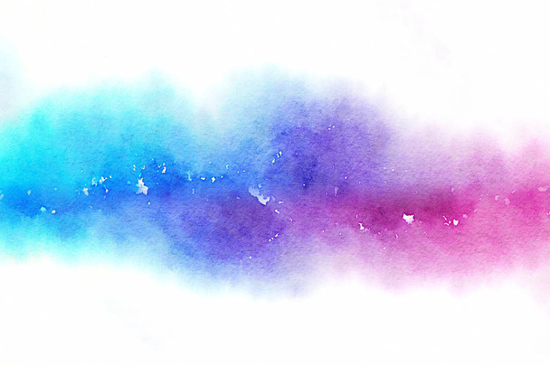 Renkli suluboya el boyaması resim illüstrasyon closeup : soyut sanat arka plan (Yüksek çözünürlüklü 2d Cg illüstrasyon) - Fotoğraf, Görsel