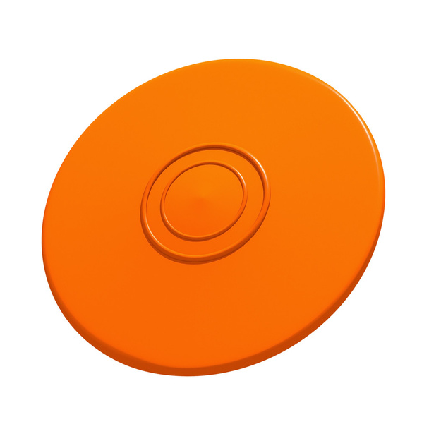 Orange flying disc. - Photo, Image