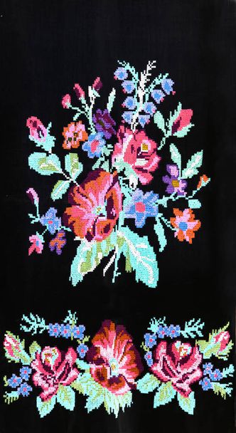 Handmade embroidery, folk arts and crafts - Photo, Image