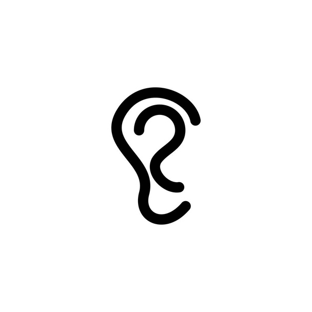oreille, écouter illustration vectorielle icône
 - Vecteur, image