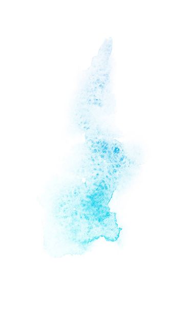 Ombre splash watercolor background with place for text, colored like blue, green, lime, azure, cobalt, green, emerald, turquoise - Zdjęcie, obraz