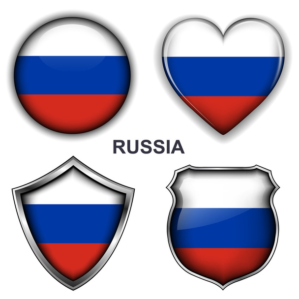 Russia icons - Vetor, Imagem