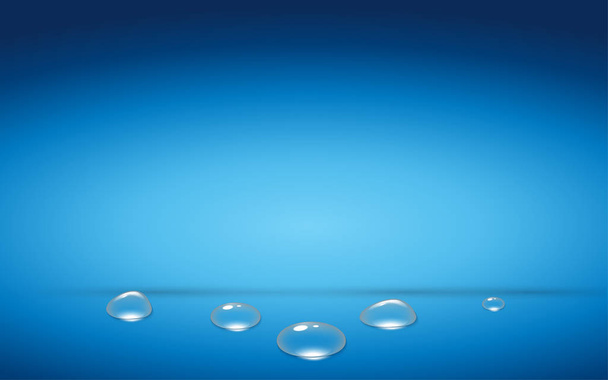 gouttes d'eau dans la chambre bleue
 - Vecteur, image