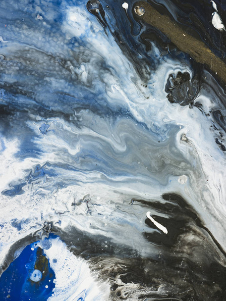Blue marble texture. - Zdjęcie, obraz