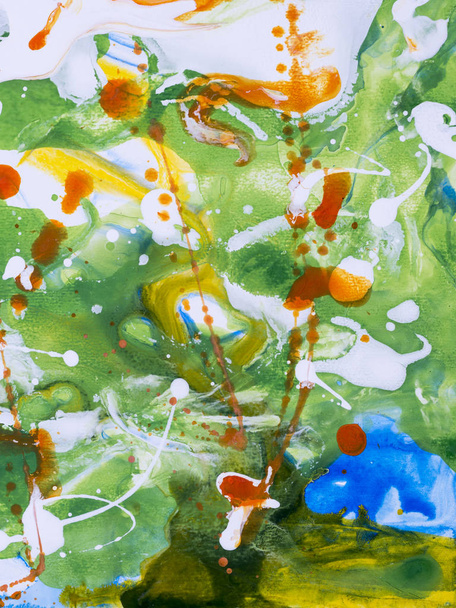 Fondo pintado a mano abstracto colorido creativo
 - Foto, Imagen