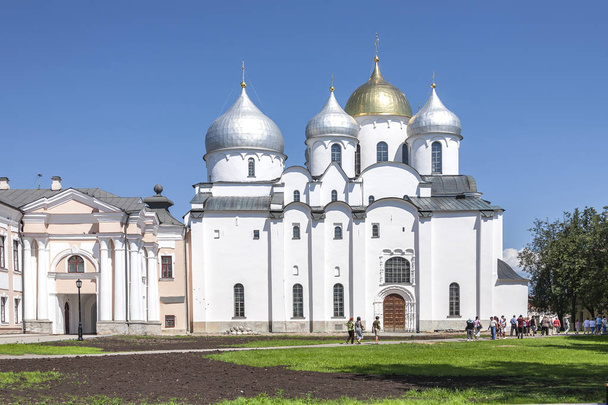 City Veliky Novgorod. Kremlin, St. Sophia Cathedral - Фото, изображение