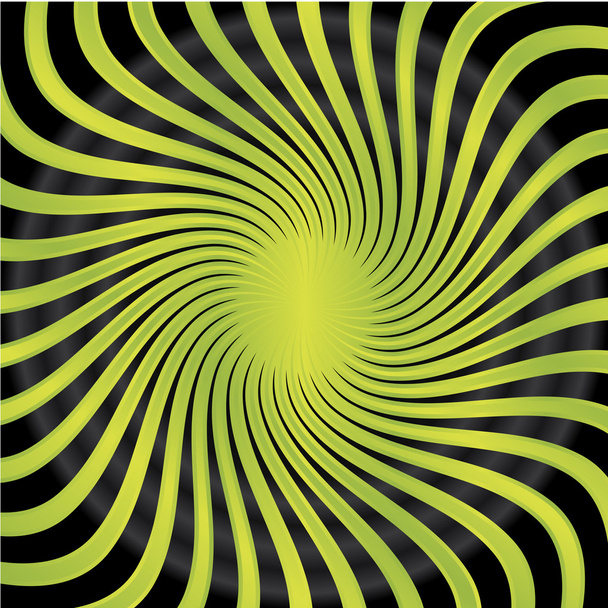 Abstract green twirl - Vector, Image