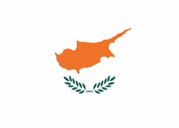 Chipre bandera vector ilustración
 - Vector, Imagen