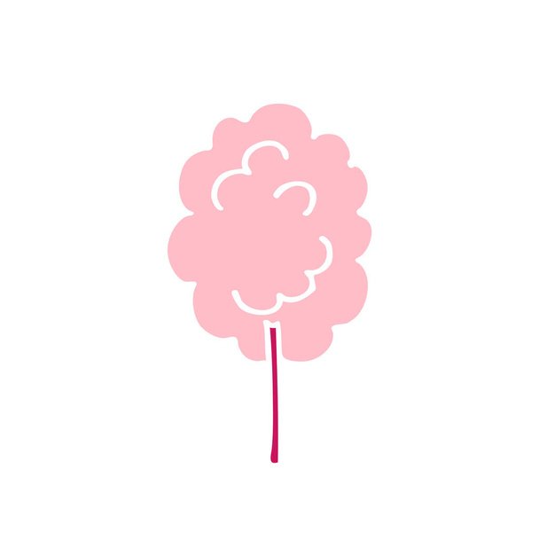 Vattacukor doodle ikon - Vektor, kép