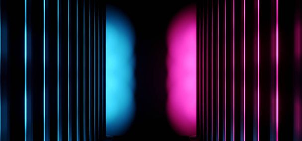 Неоновий Абстрактний Темний Ретро Sci Fi Трикутник Чужий Космічний корабель Фіолетовий
  - Фото, зображення