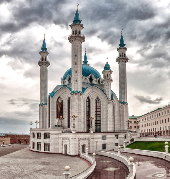 Kazan Kremlin Kol Şerif Camii, Rusya Tataristan. - Fotoğraf, Görsel