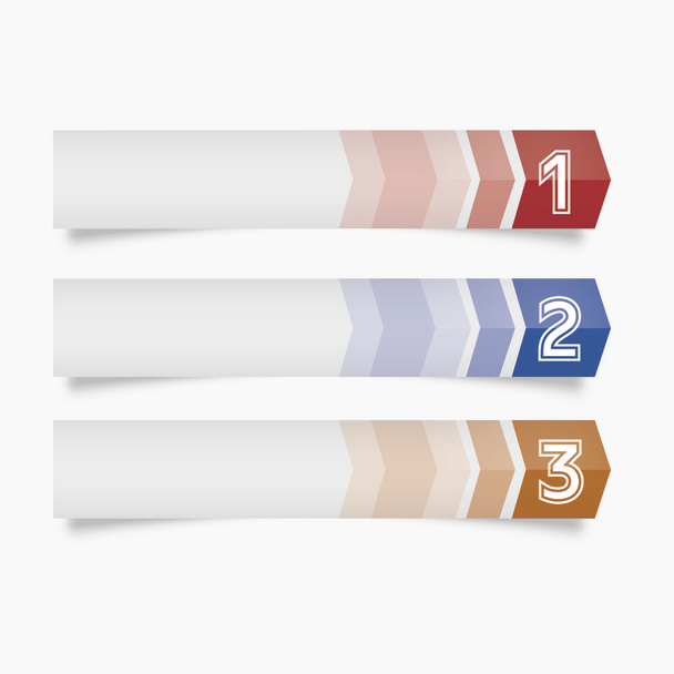 Conjunto de adesivos de cores da Web - rótulos - etiquetas
 - Vetor, Imagem