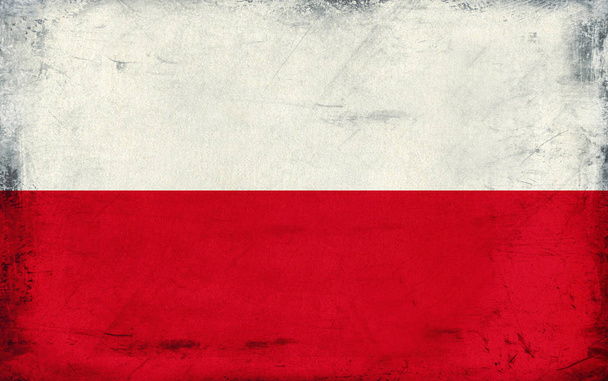 Vuosikerta Puolan lippu tausta
 - Valokuva, kuva