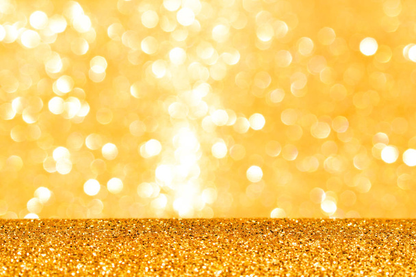 shining of golden glitter abstract background - Photo, Image