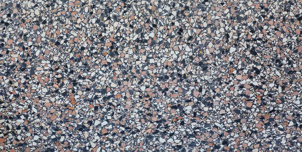 Terrazzo or marble texture, Polished stone background. - Fotografie, Obrázek