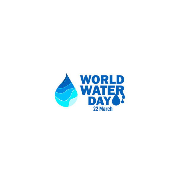 World Water Day Vector Template Design Illustration - Vector, Image