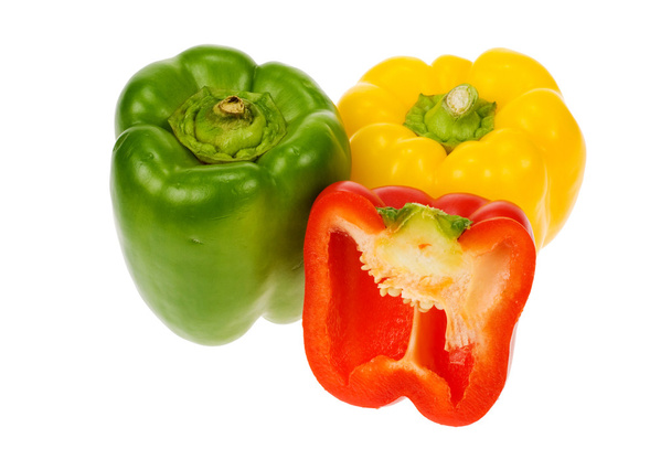 Set of colored bell peppers - Photo, Image