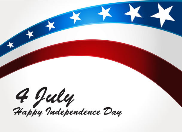 American Flag, Vector background for Independence Day. Illustrat - ベクター画像