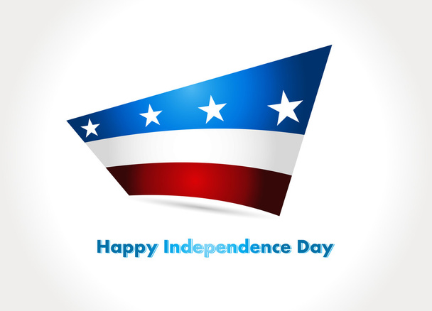 American Flag, Vector background for Independence Day. Illustrat - ベクター画像