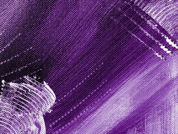 Ultra Violet soyut el boyalı arka plan - Fotoğraf, Görsel