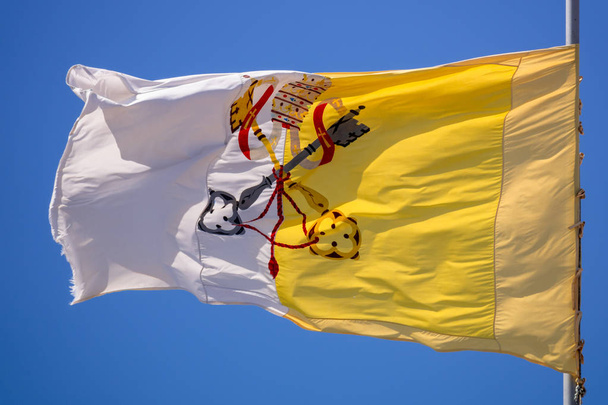 flag at Loreto Marche Italy - Foto, Bild