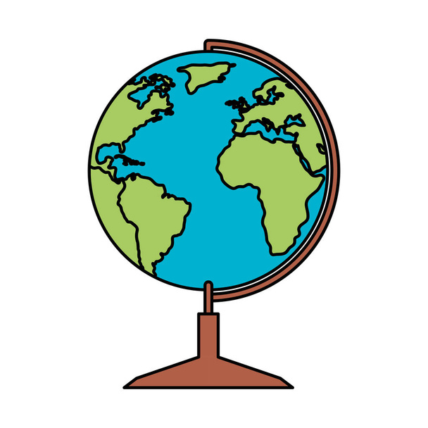 世界地球教育アイコン - ベクター画像