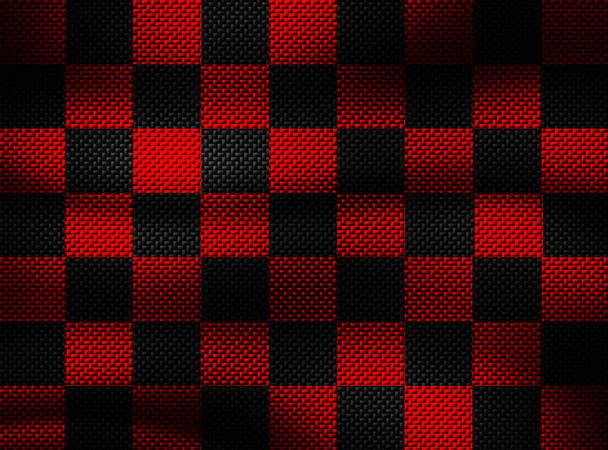 arbon fiber background. checkered pattern. 3d illustration mater - Photo, Image