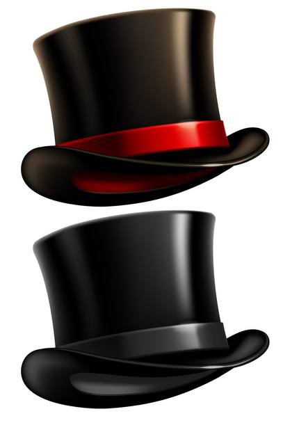 Gentleman top hat - Vector, Image