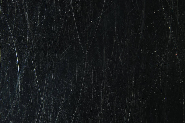 scratch black background overlay / abstract black dark background, broken cracks and scratches for overlay - Φωτογραφία, εικόνα