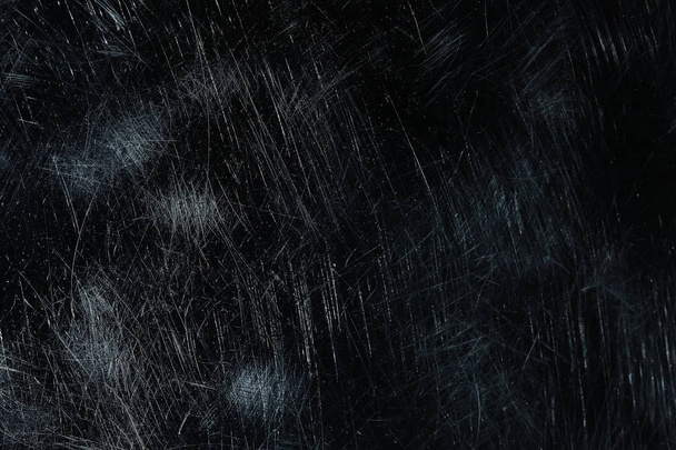 scratch black background overlay / abstract black dark background, broken cracks and scratches for overlay - Foto, afbeelding
