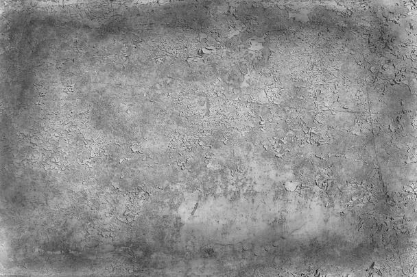 eski gri duvar / soyut vintage gri arka plan, doku eski beton, alçı çatlak - Fotoğraf, Görsel