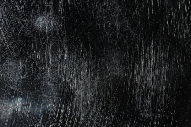 scratch black background overlay / abstract black dark background, broken cracks and scratches for overlay - Foto, Imagen