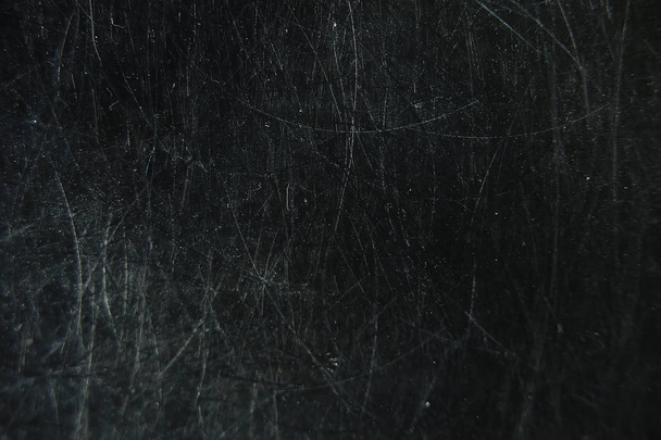scratch black background overlay / abstract black dark background, broken cracks and scratches for overlay - Fotoğraf, Görsel