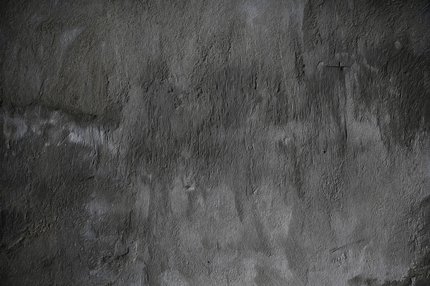 old gray wall / abstract vintage gray background, texture old concrete, plaster crack - Fotó, kép