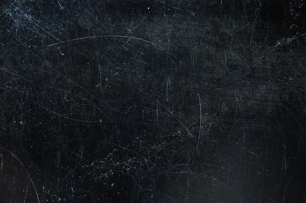 scratch black background overlay / abstract black dark background, broken cracks and scratches for overlay - Valokuva, kuva