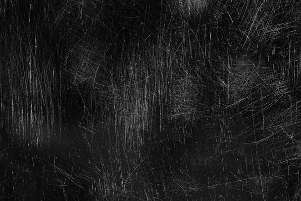 scratch black background overlay / abstract black dark background, broken cracks and scratches for overlay - Photo, image
