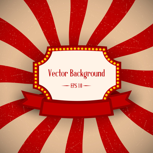 Red Retro Background - Vektor, kép