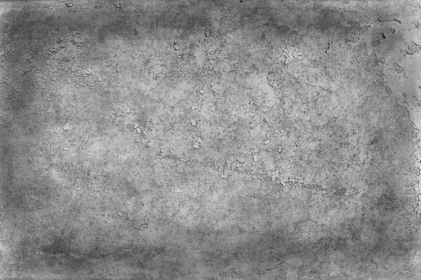 old gray wall / abstract vintage gray background, texture old concrete, plaster crack - Photo, Image