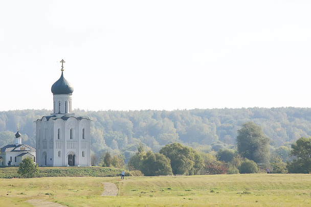 church summer landscape orthodox / summer landscape, faith religion architecture of Russia - Valokuva, kuva