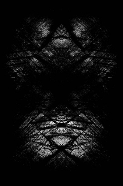 Geometrisches Muster des Dark Grunge - Foto, Bild