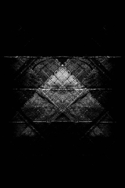 Koyu Grunge Geometrik Deseni - Fotoğraf, Görsel