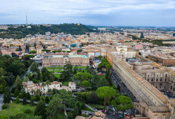 Luchtfoto van Vaticaanstad  - Foto, afbeelding
