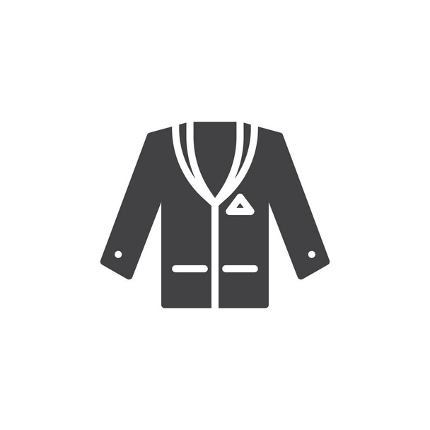 Tuxedo jacket vector icon - Wektor, obraz