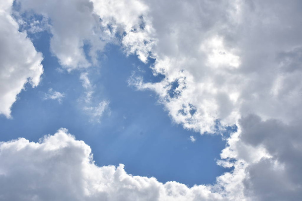blue sky and white clouds - Photo, Image