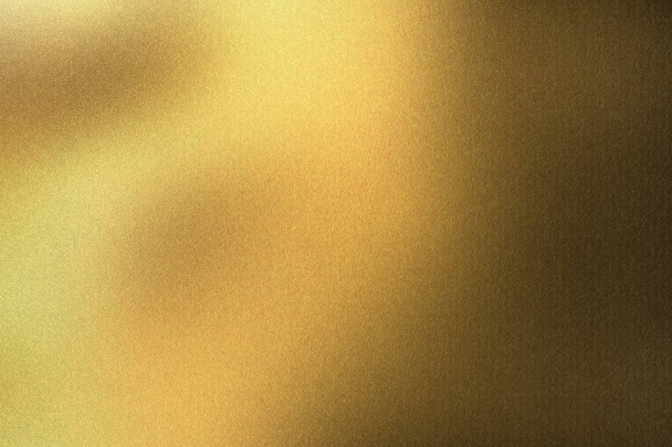 Light shining on gold metal sheet, abstract texture background - Photo, Image