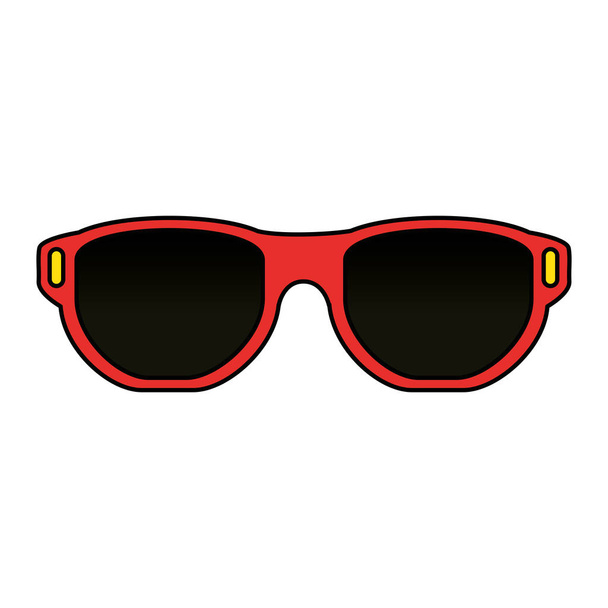 lunettes de soleil été icône isolée
 - Vecteur, image